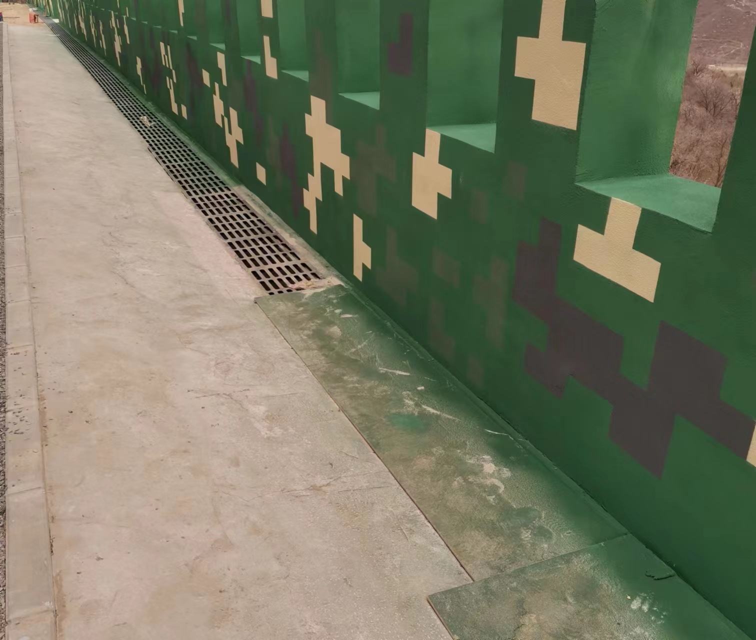 日照围墙迷彩喷涂,数迷彩漆