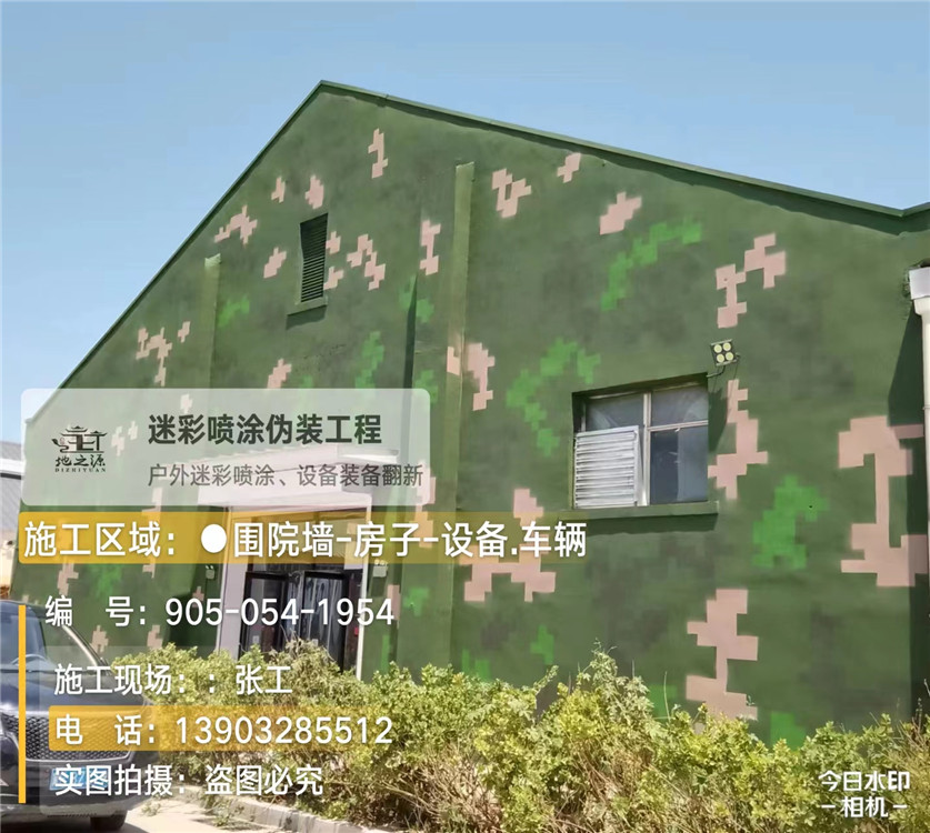 日照外墙数码迷彩漆施工报价清单（100㎡标准墙面测算）